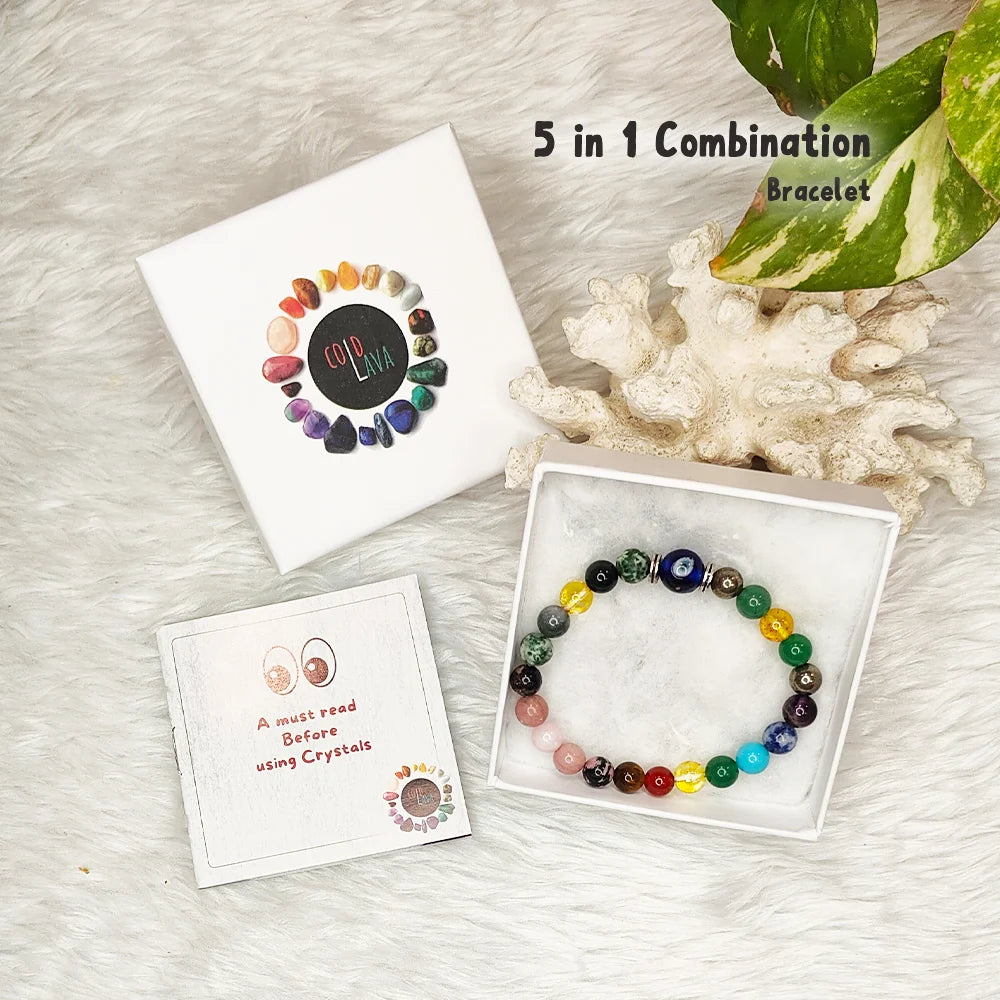 5 in 1  Dhan Yog Bracelet (Lab Certified)